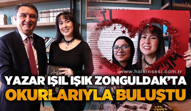 Yazar Işıl Işık Zonguldak'ta okurlarıyla buluştu