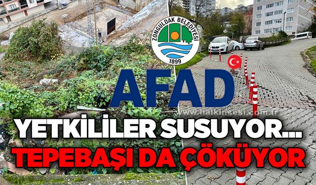 Yetkililer susuyor, Tepebaşı da çöküyor!