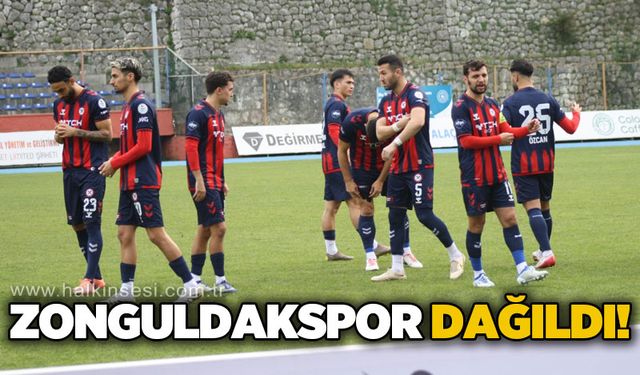 Zonguldakspor dağıldı!