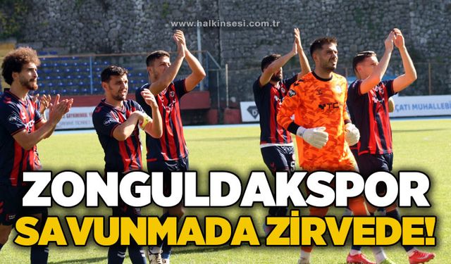 Zonguldakspor savunmada zirvede