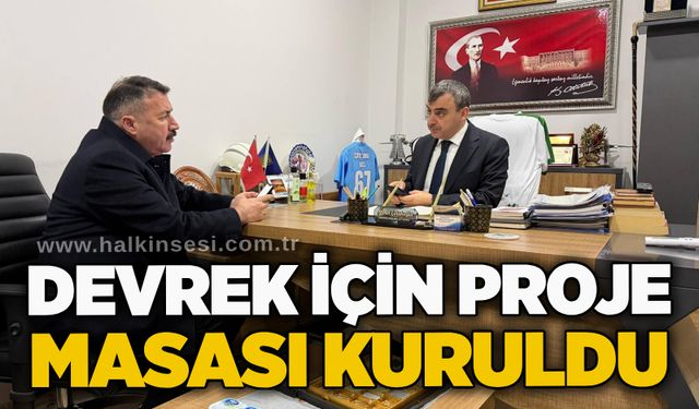 Devrek için proje masası kuruldu