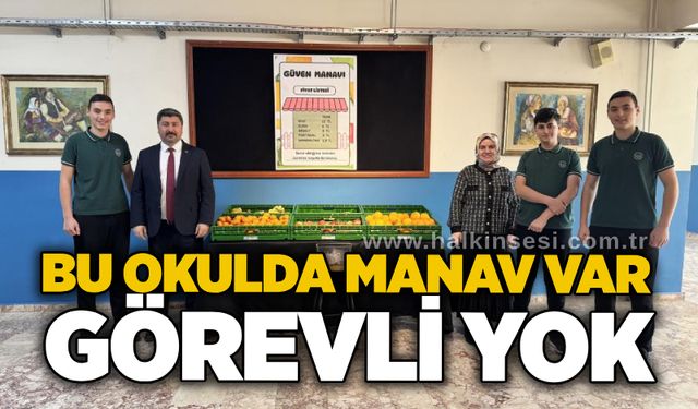 Bu okulda manav var, görevli yok