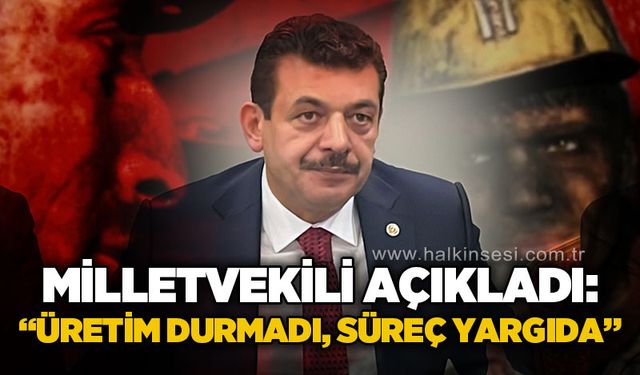 Milletvekili açıkladı: “Üretim durmadı, süreç yargıda”