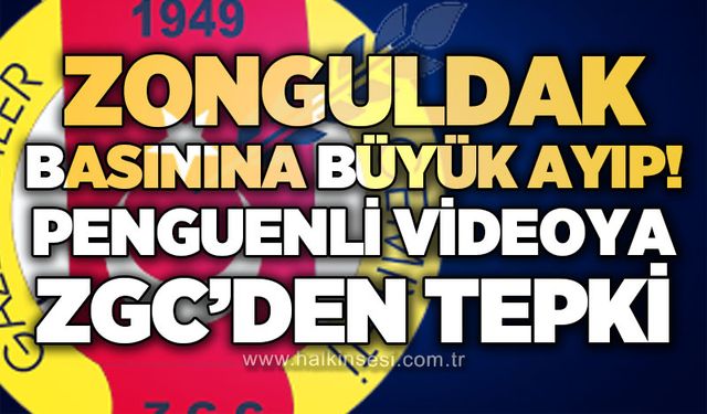Zonguldak basınında CHP'den büyük ayıp: Penguenli videoya ZGC'den tepki!