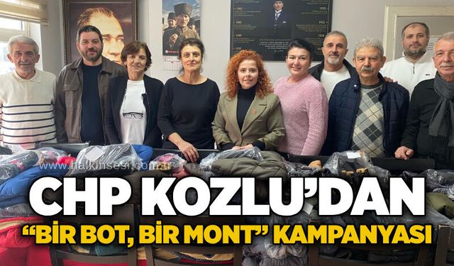 CHP Kozlu’dan “Bir Bot, Bir Mont” kampanyası
