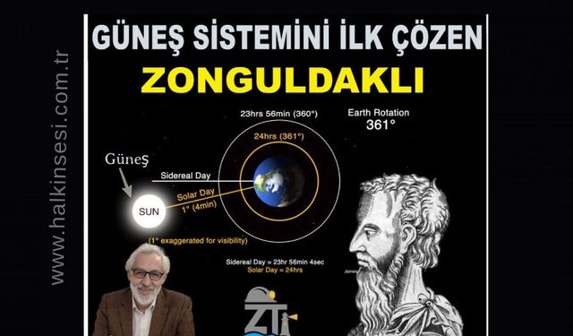 Güneş sistemini ilk çözen Zonguldaklı