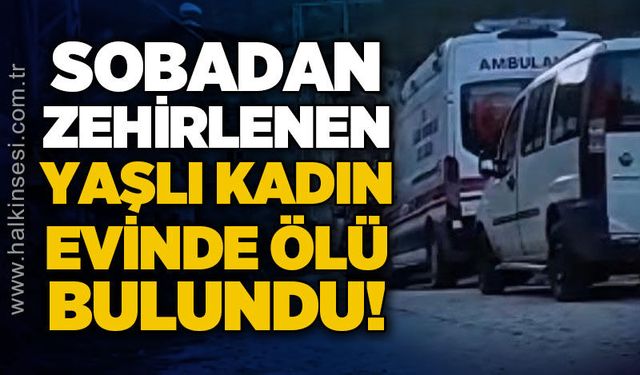 Sobadan sızan gaz can aldı: Yaşlı kadın evinde ölü bulundu
