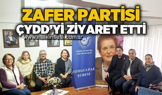Zafer Partisi İl Başkanı Oğuzhan Turhan ÇYDD'yi ziyaret etti