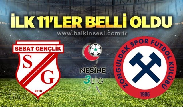 Zonguldakspor'un 11'i belli oldu....