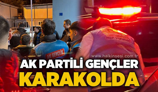 AK Gençlik karakolda
