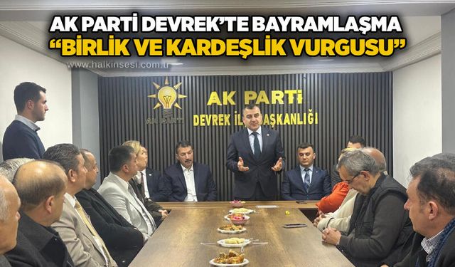 AK Parti Devrek’te bayramlaşma: “Birlik ve kardeşlik vurgusu”