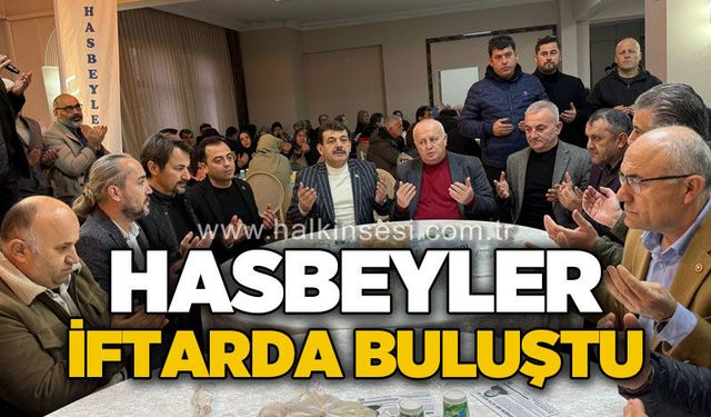 Hasbeyler Köyü’nde geleneksel iftar programı düzenlendi