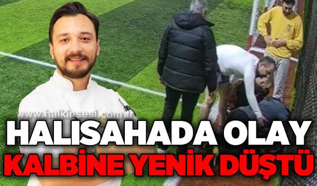 Halısahada olay: Kalbine yenik düştü