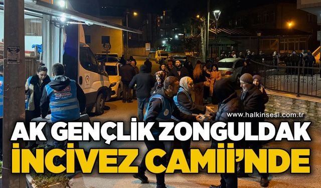 AK Gençlik İncivez Camii'nde