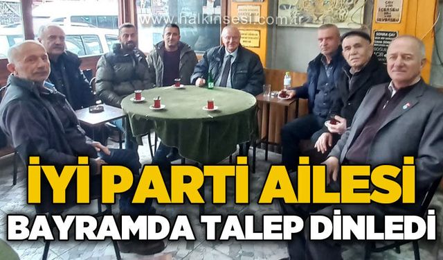 İYİ Parti Zonguldak İl Başkanı Erkmen’den bayram ziyareti