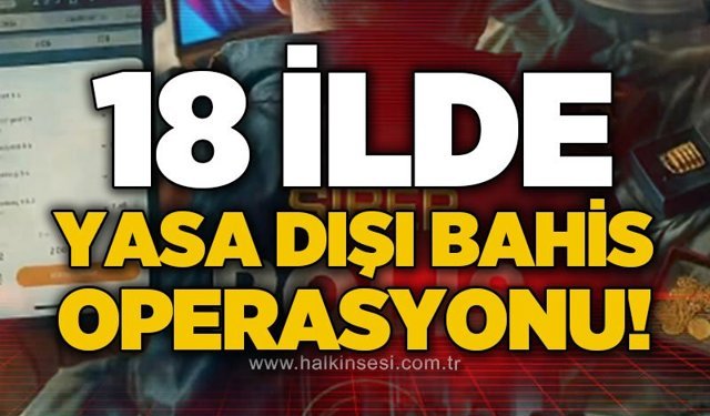 18 İlde Dev Operasyon: 118 Şüpheli Yakalandı