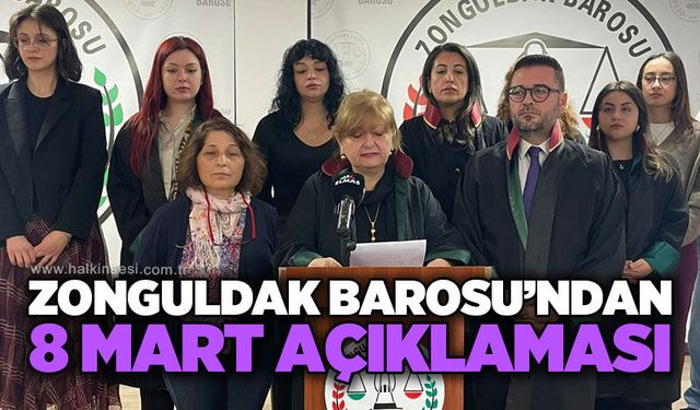 Zonguldak Barosu’ndan 8 Mart açıklaması