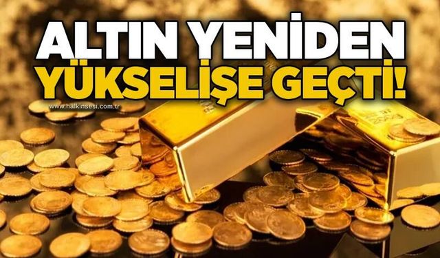 Altın yeniden yükselişe geçti!