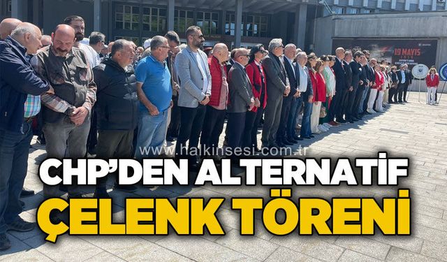CHP’den alternatif çelenk töreni