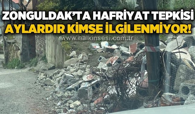 Zonguldak'ta hafriyat tepkisi: Aylardır kimse ilgilenmiyor