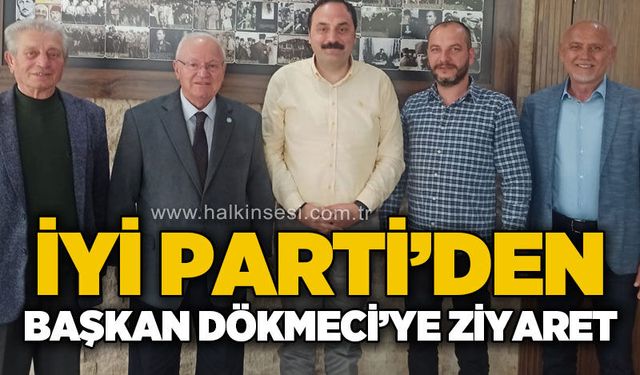 İYİ Parti’den Kozlu Belediye Başkanı Altuğ Dökmeci’ye nezaket ziyareti