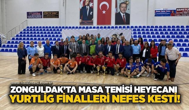 Zonguldak’ta Masa Tenisi Heyecanı: YURTLİG Finalleri nefes kesti!
