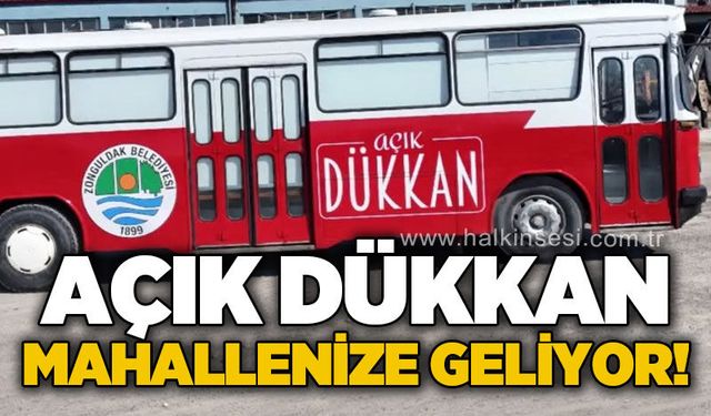 Zonguldak Belediyesi'nin "Açık Dükkan" hizmeti mahalle mahalle ihtiyaç sahiplerine ulaşıyor