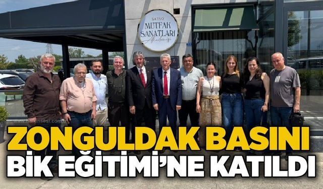 Zonguldak basını BİK Eğitimi’ne katıldı