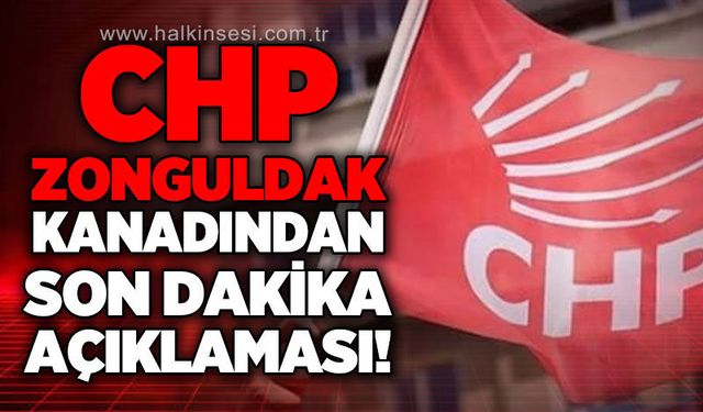 CHP Zonguldak Kadın Kolları Başkanı Nazan Pulat'tan son dakika açıklaması