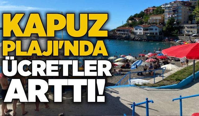 Kapuz Plajı'nda ücretler arttı!