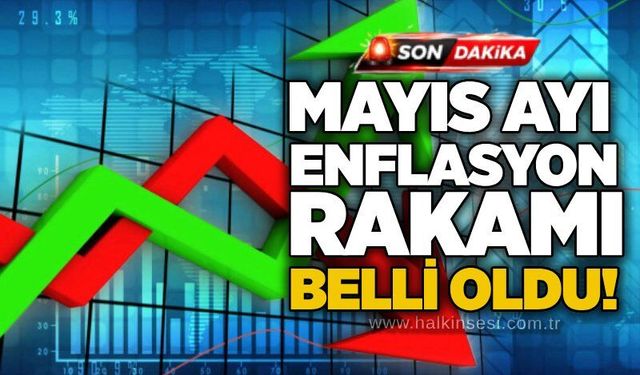 Mayıs ayı enflasyon rakamı belli oldu!