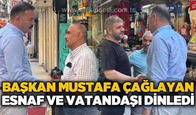 Başkan Mustafa Çağlayan Gazipaşa ve Toptancılar'ı turladı