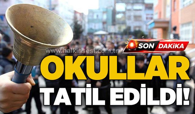 Okullar 12 Haziran'da tatil edilecek