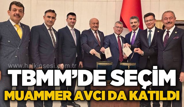 TBMM Genel Kurulu'nda seçim: Muammer Avcı'da katıldı
