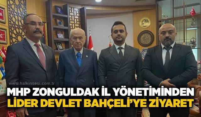 MHP Zonguldak İl Yönetiminden Lider Devlet Bahçeli’ye ziyaret