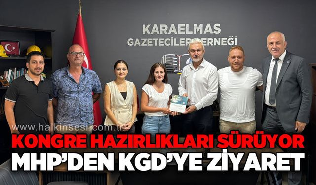 Kongre Hazırlıkları Sürüyor: MHP’den KGD’ye ziyaret