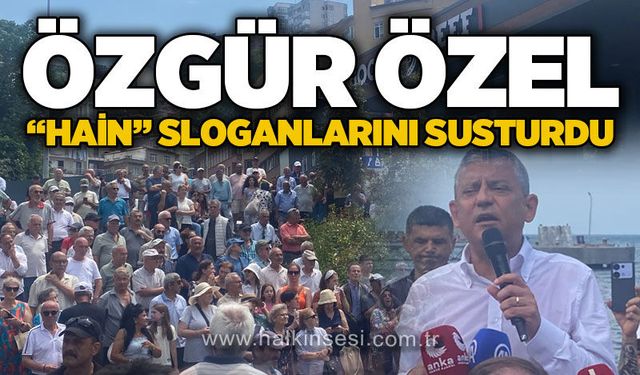 Özgür Özel "Hain" sloganlarına sessiz kalmadı: Tepkimizi doğru sözlerle gösterelim