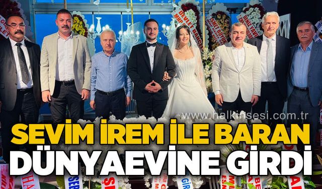 Hamdi Ayan'ın mutlu günü: Sevim İrem ile Baran dünyaevine girdi