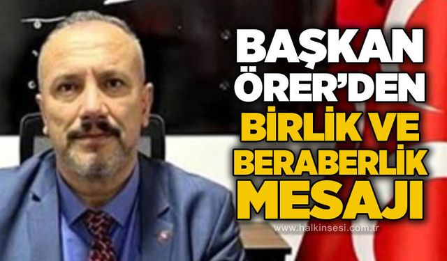 MHP Kilimli İlçe Başkanı Atakan Örer’den dikkat çeken mesaj: “Birlik bizim gücümüzdür!"