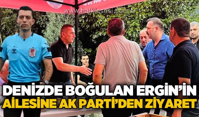 AK Parti Zonguldak İl Başkanı Çağlayan’dan Hakan Ergin’in ailesine taziye ziyareti