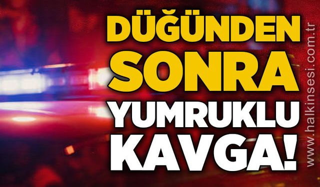 Düğündeki gerginlik sokağa taştı: Polis ekipleri müdahale etti!