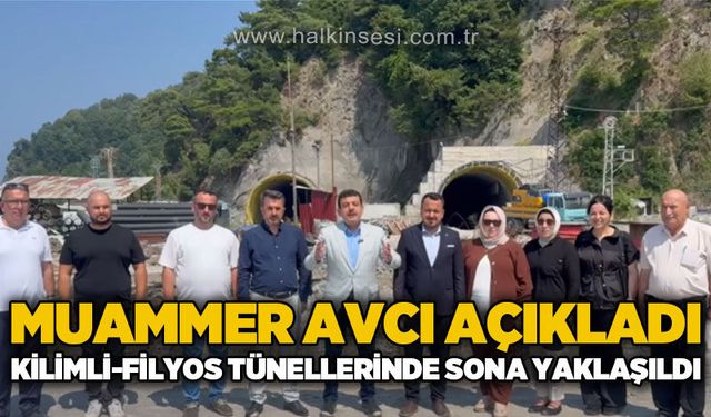 Muammer Avcı açıkladı:Kilimli-Filyos tünel projesinde sona yaklaşıldı