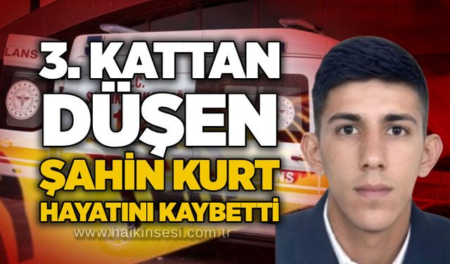 3. Kattan Düşen Şahin Kurt hayatını kaybetti