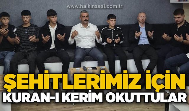 Ülkü Ocakları Zonguldak’ta şehitler için Kur’an-ı Kerim okuttu