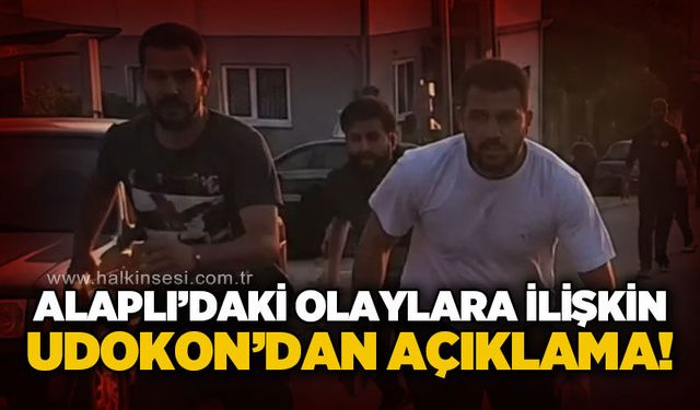 UDOKON’dan Alaplı açıklaması: “Münferit olaylar toplumsal gerilime dönüştürülmemeli”