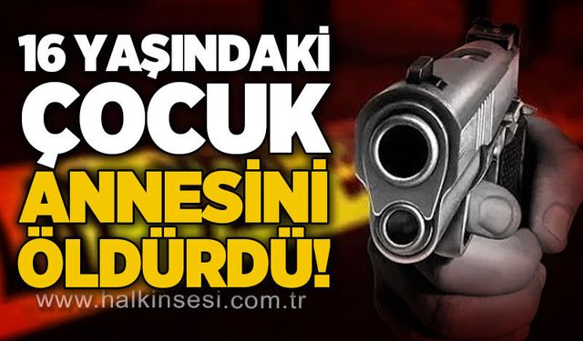 16 yaşındaki çocuk annesini öld*rdü!