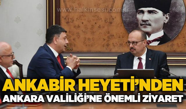 ANKABİR’den Ankara Valisi Yakup Canpolat’a hayırlı olsun ziyareti