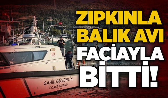 Zıpkınla balık avı faciayla bitti!