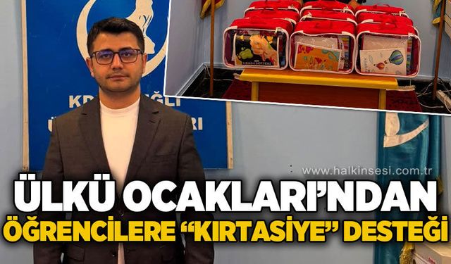 Ülkü Ocakları Kdz. Ereğli’den öğrencilere kırtasiye desteği