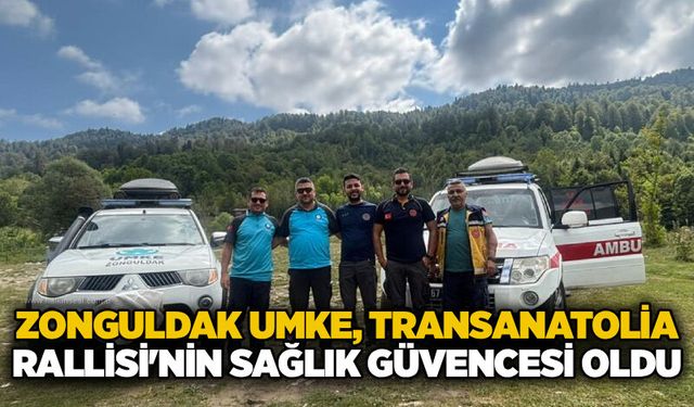 Zonguldak UMKE, TransAnatolia Rallisi’nin sağlık güvencesi oldu